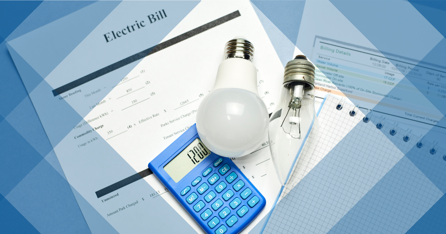 Electric Bill, Light Bulb, Calculator